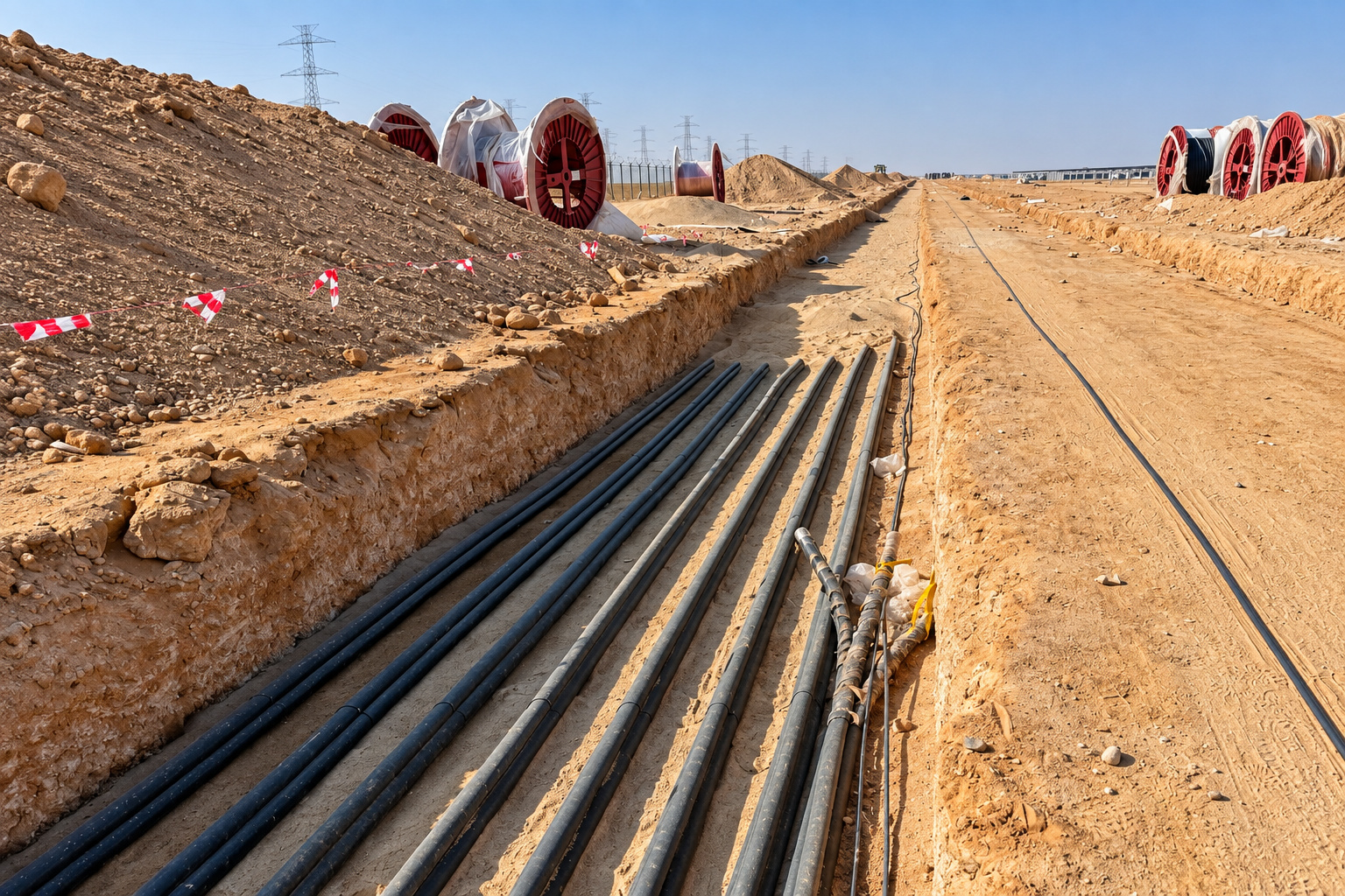 Power cable works